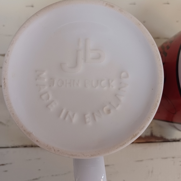 Set of two Saks Fifth Ave Coffee J. Bucke Coffee Mugs Made in England - Picture 5 of 8